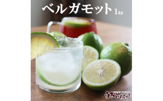 ＜果樹園直送＞ 白木果樹園産 ベルガモット 約1kg 1キロ 5～8個入り