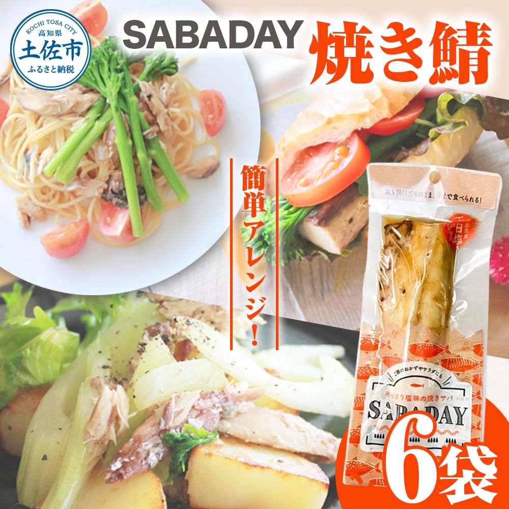 SABADAY 焼き鯖 6枚セット