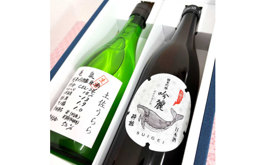 亀泉・酔鯨 純米吟醸飲み比べセット CEL-24土佐うらら・吟麗 お