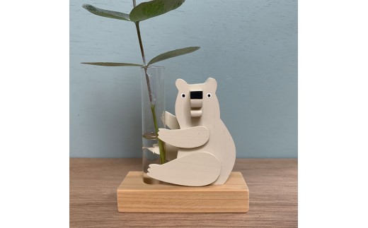 一輪挿し シロクマ 土佐市 高知 高知県 土佐市 こうち 返礼品