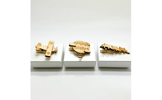 土佐檜 ネクタイピン 3点セット プレゼント ラッピング可 おしゃれ 社会人 結婚式 贈答 新生活 生活雑貨 生活用品 高知県 須崎市 FO012