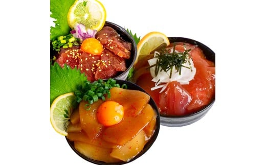 2種 醤油 漬け丼 90g×各5パック カジキマグロ イカ 切り身 特製 漬け丼 丼 簡単調理 海鮮 魚介 惣菜 冷凍 小分け 大容量 TY080