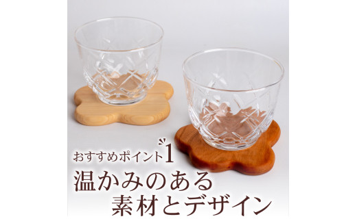 お花 コースター 2個 コースター キッチン用品 コップ OL009