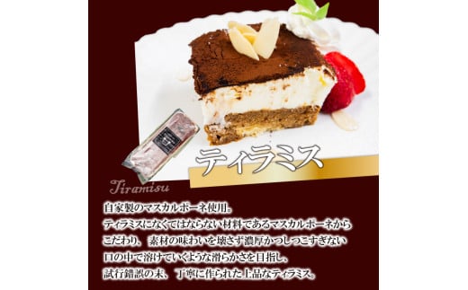 4種のケーキセット スイーツ 濃厚 ご褒美 デザート チーズケーキ チョコレート テリーヌ ティラミス お菓子 洋菓子 焼き菓子 高知県 須崎市
