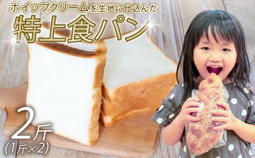 特上食パン 2斤 (1斤×2) 食パン ｜ 食パン高級 型 ふんわり しっとり 冷凍 パンストック 人気 有名 お取り寄せ おすすめ 高知県 須崎市 MNB001