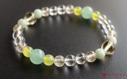 幸福の最大化へ！運気アップの大開運パワーストーンブレスレット(開運04)･6mm玉 (19.2cm)