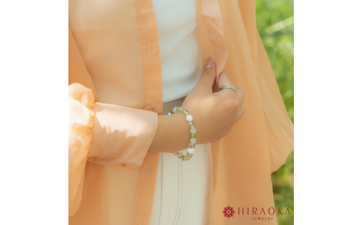 ãçžçµã³ãã¯ãŒã¹ããŒã³ãã¬ã¹ã¬ãã(çžçµã³01)8mmç (17.6cm)