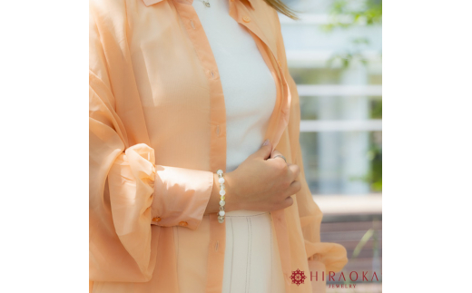 ãçžçµã³ãã¯ãŒã¹ããŒã³ãã¬ã¹ã¬ãã(çžçµã³01)8mmç (17.6cm)