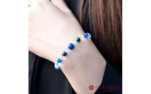 新しい幸せの形を作る大開運パワーストーンブレスレット(開運03)･6mm玉 (20.4cm)