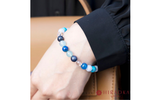 新しい幸せの形を作る大開運パワーストーンブレスレット(開運03)･6mm玉 (18.6cm)