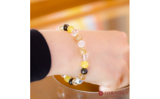 たくさんの幸せを手に入れる大開運パワーストーンブレスレット(開運01)･8mm玉 (19.2cm)