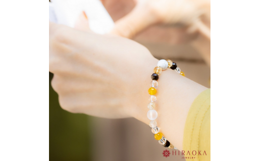 母の日 ギフト プレゼント 人気 たくさんの幸せを手に入れる大開運パワーストーンブレスレット(開運01)･6mm玉 (20.4cm)