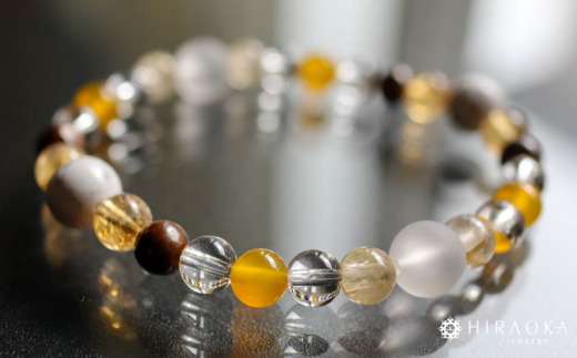 母の日 ギフト プレゼント 人気 たくさんの幸せを手に入れる大開運パワーストーンブレスレット(開運01)･6mm玉 (16.8cm)