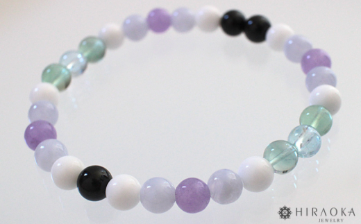 母の日 ギフト プレゼント 人気 面倒な人間関係で悩まないための対人運パワーストーンブレスレット(対人03)･6mm玉 (16.8cm)