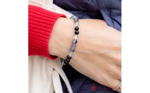 対人健全パワーストーンブレスレット(対人01)･6mm玉 (20.4cm)