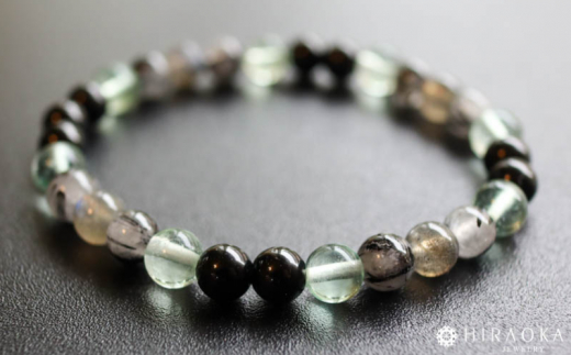 対人健全パワーストーンブレスレット(対人01)･6mm玉 (16.8cm)