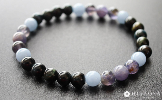 母の日 ギフト プレゼント 人気 ビジネス運UPパワーストーンブレスレット(仕事01)･6mm玉 (16.8cm)