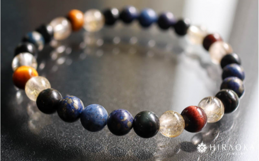 母の日 ギフト プレゼント 人気 富と収入UPパワーストーンブレスレット(金運03)･6mm玉 (18.6cm)