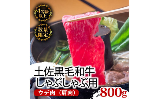 土佐 黒毛 和牛 しゃぶしゃぶ用 800g （ 400g × 2パック ） | 特撰 ウデ肉 肩肉 最上位等級 A4 A5 最高ランク 贅沢 しゃぶしゃぶ　鍋 スライス 焼肉用 小分け 冷凍 国産 牛肉 高知県 須崎 TM006