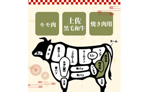 土佐 黒毛 和牛 焼肉用 800g （ 400g × 2パック ） | 特撰 モモ肉 最上位等級 A4 A5 最高ランク 贅沢 焼き肉 やきにく 小分け 冷凍 国産 ブランド 和牛 牛肉 大人気 ギフト リピート リピーター おすすめ ランキング おいしい 限定 高評価 BBQ バーベキュー キャンプ アウトドア 高知県 須崎 TM005