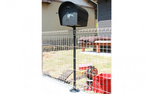 郵便 ポスト 鉄製 アイアンポスト 縁結び黒の葡萄 ネーム入り ハンドメイド 受注生産 オーダーメイド 新築祝い お祝い 贈り物 ON002