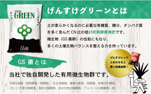 送料無料 土壌改良材 ペレットタイプ  20L 1袋  完熟 酵素 堆肥  40L 1袋  「GensukeRED」 「GensukeGREEN」 微生物 土 リサイクル 須崎 高知   UB020