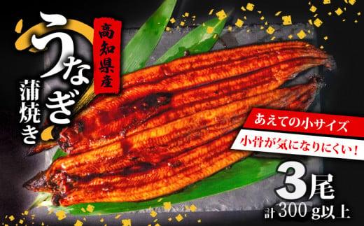 肉厚 うなぎ の 蒲焼き 100g 〜 120g × 3尾 計 300g 以上 自家製 タレ 3個 セット 頭付き 鰻 手焼き 蒲焼 タレ付き ふっくら 香ばしい うなぎ蒲焼き 鰻蒲焼 高知県産 国産 養殖鰻 養殖うなぎ 冷凍 惣菜 真空パック 温めるだけ 簡単調理 高知県 須崎市 ME0261_x
