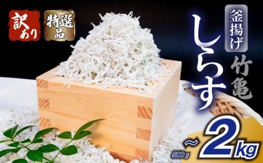 【特選品】釜揚げちりめん 1kg ちりめん じゃこ しらす 魚 冷凍 産地直送 ご飯のお供 ふりかけ 漁師 おつまみ 高知県 須崎市 TKM012