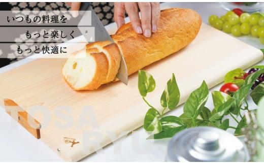 四万十ひのきまな板 極め 一枚板 430×240×20mm | スタンドタイプ 桧 檜 ひのき 調理器具 抗菌 台所用品 木工 土佐龍 高知県 須崎市 TR026