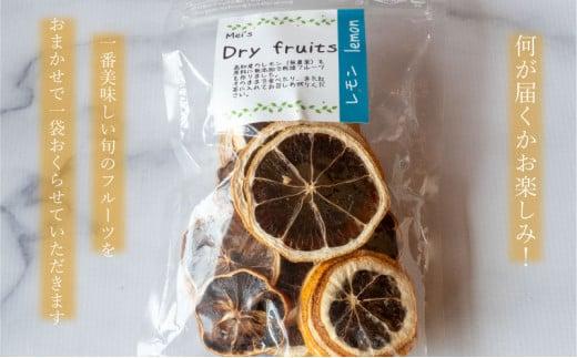 ドライフルーツ おまかせ ２種 セット 手作り 無添加 旬 フルーツ 果物 次郎柿 柿 ブラッドオレンジ みかん レモン いちご ブルーベリー 新高梨 梨 なし りんご TJ0081