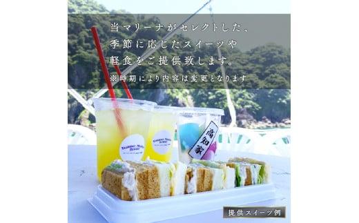 クルージング ツアー体験 スイーツ付き 貸切 1〜10名 プライベート 横浪半島 絶景 体験  記念 ギフト プレゼント チャーター クルーズ ツアー 海 リフレッシュ マリンスポーツ 体験ツアー 高知 須崎市 YMR001