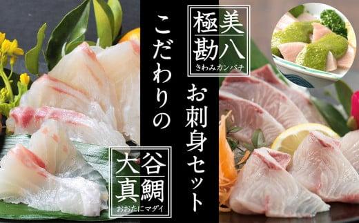 魚 刺身 セット タイ カンパチ 鯛 勘八 高級 葉 にんにく 調味料 タレ付き セット 有機栽培 健康食品 高知県産 須崎市