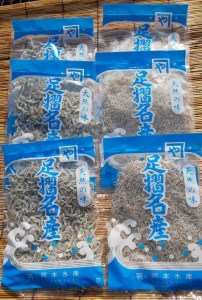 岡本水産加工のちりめん＆かちりじゃこ「特盛」セット（各種3袋）冷凍便 シラス 無添加 釜揚げ しらす丼 ちりめん丼【R00335】