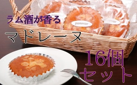 ポミエのマドレーヌ（8個入り×2箱）スイーツ お菓子 デザート おやつ 焼き菓子 洋菓子【R00312】