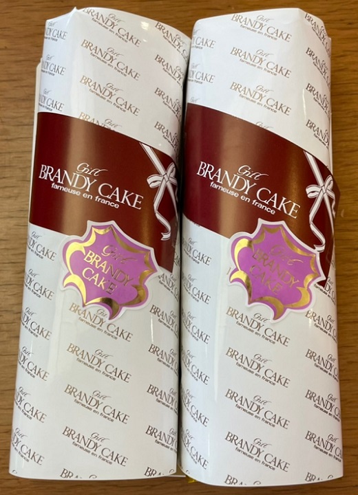 レーズン入り ブランデーケーキ 2本セット スイーツ ケーキ お菓子 デザート おやつ 洋菓子 洋酒 ポミエ 美味しい 差し入れ 手土産 ギフト お取り寄せ【R00314】