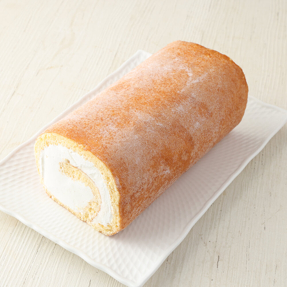 ポミエロール プレーン味 ロールケーキ 1本 18cm 冷凍 スイーツ お菓子 デザート おやつ 焼き菓子 洋菓子 ケーキ 生クリーム 美味しい 柔らかい なめらか 差し入れ お祝い【R01742】