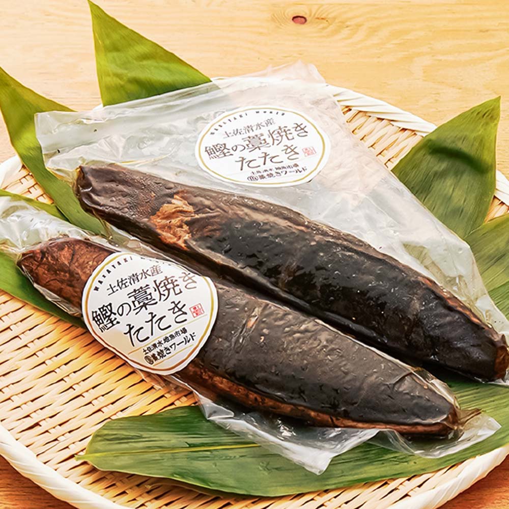 藁焼きかつおのたたき １節（合計約250g～300g）カツオのたたき 鰹 刺身 高知 海産 冷凍【R01415】