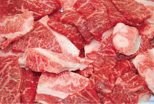 26-979．幻の四万十牛 こじゃんと贅沢な切り落とし　焼肉用（黒毛和牛）　約1ｋｇ