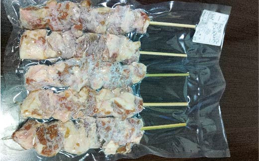 R5-038．秘伝のタレに漬け込んだ「しまん豚(とん)」のやみつき豚はらみ串5本(約400ｇ)セット