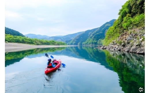 26-119．四万十川でSUPまたはカヌーのお手軽体験1時間
