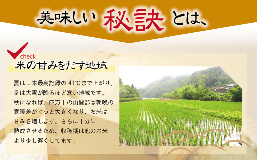 23-861．【令和5年産・5回定期便】四万十川の支流で育った山間米5ｋｇ×5回（計25ｋｇ）（ヒノヒカリ）