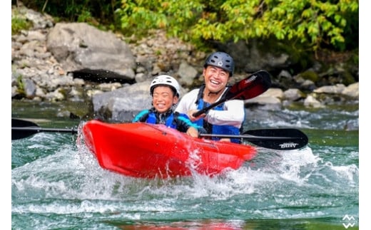 26-119．四万十川でSUPまたはカヌーのお手軽体験1時間