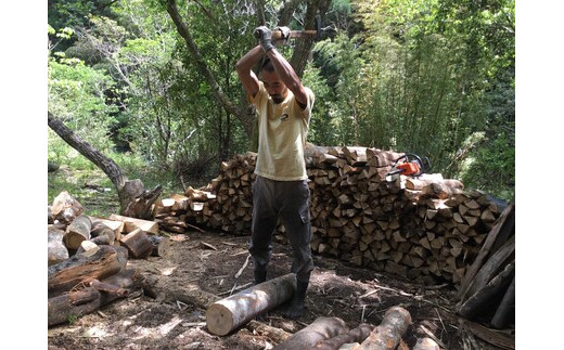 R5-207．四万十市産　焚き比べセット黒炭10㎏（樫5㎏+雑5㎏）