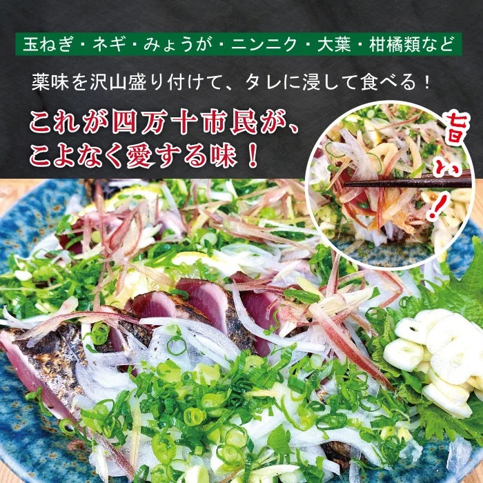 R5-610．魚市場の目利きが厳選！本場高知のカツオのタタキ 約500g（スライス済み・タレ付き）