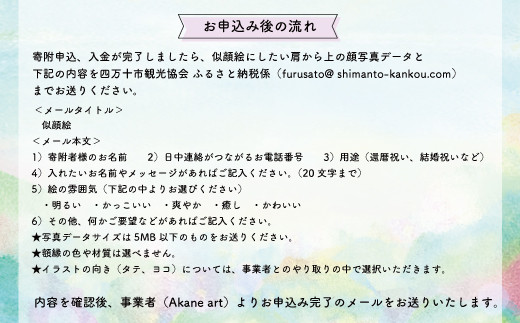 26-291-2．オーダーメイド手描き似顔絵・額縁付き（カラー・2名分）