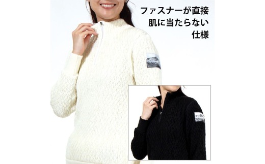 防寒肌着 ひだまり エベレストＸ 婦人 ハイネック インナー ダークブラック L 高知県 高知 四万十市 四万十 しまんと 日本製 高品質 服 アンダー 保温 抗菌 防臭 レディース 女性 トップス 暖かい 厚手 ギフト 秋 冬 25-0014-L