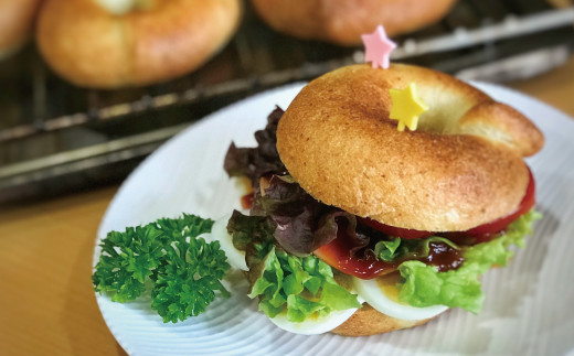 26-921．【Cafe リノ】高知県産のおからを使ったもちもちベーグル（7種ベーグル詰合せ）8個セット