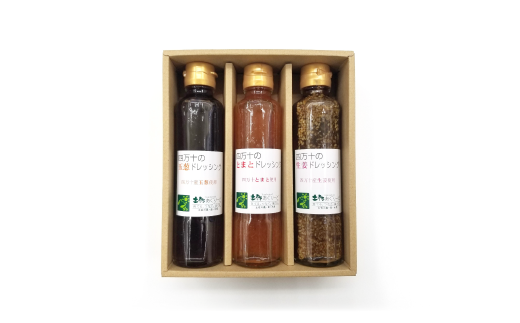 つぶつぶ 野菜 で おいしい 四万十の野菜 ドレッシング 3種 セット（とまと・玉葱・生姜） サラダ 調味料 ベジタブル ギフト お中元 お歳暮 贈答 高知 四万十 しまんと【 化学調味料 保存料 乳化剤 無添加 】26-0037