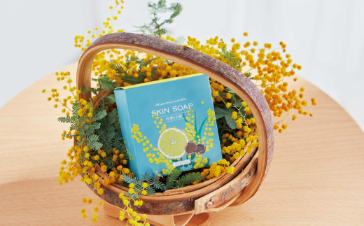 【 ミアミモザ 】 ミアミモザ スキンソープ 100g 1個 天然香料 が ふんわり 広がる もっちり 濃厚 クリーミー 泡 洗顔 洗顔フォーム 石鹸 石けん せっけん ギフト プレゼント 贈答 贈り物 美容 コスメ スキンケア 高知県 高知 四万十市 四万十 しまんと 25-68