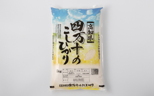 R6-156．【令和6年産新米・早期受付】四万十のかおり5 kg＆四万十のこしひかり5 kgの食べ比べセット（合計10 kg）【2024年10月より順次配送】